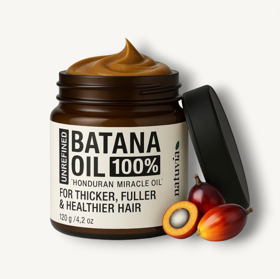 Natuvia 100% Unrefined Batana Oil