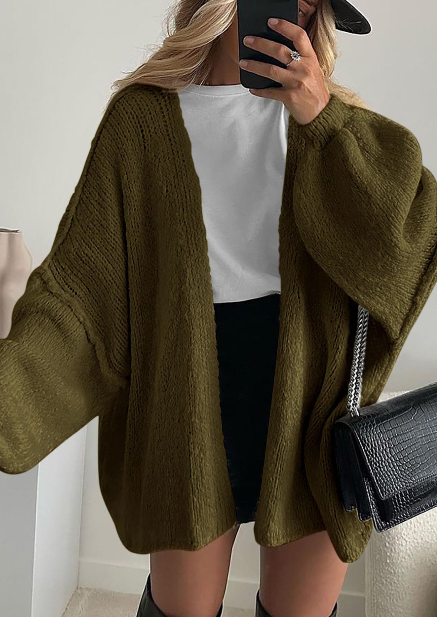 Cozy Oversized Knit Cardigan