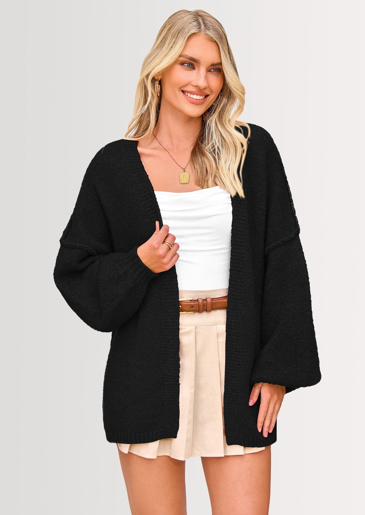Cozy Oversized Knit Cardigan