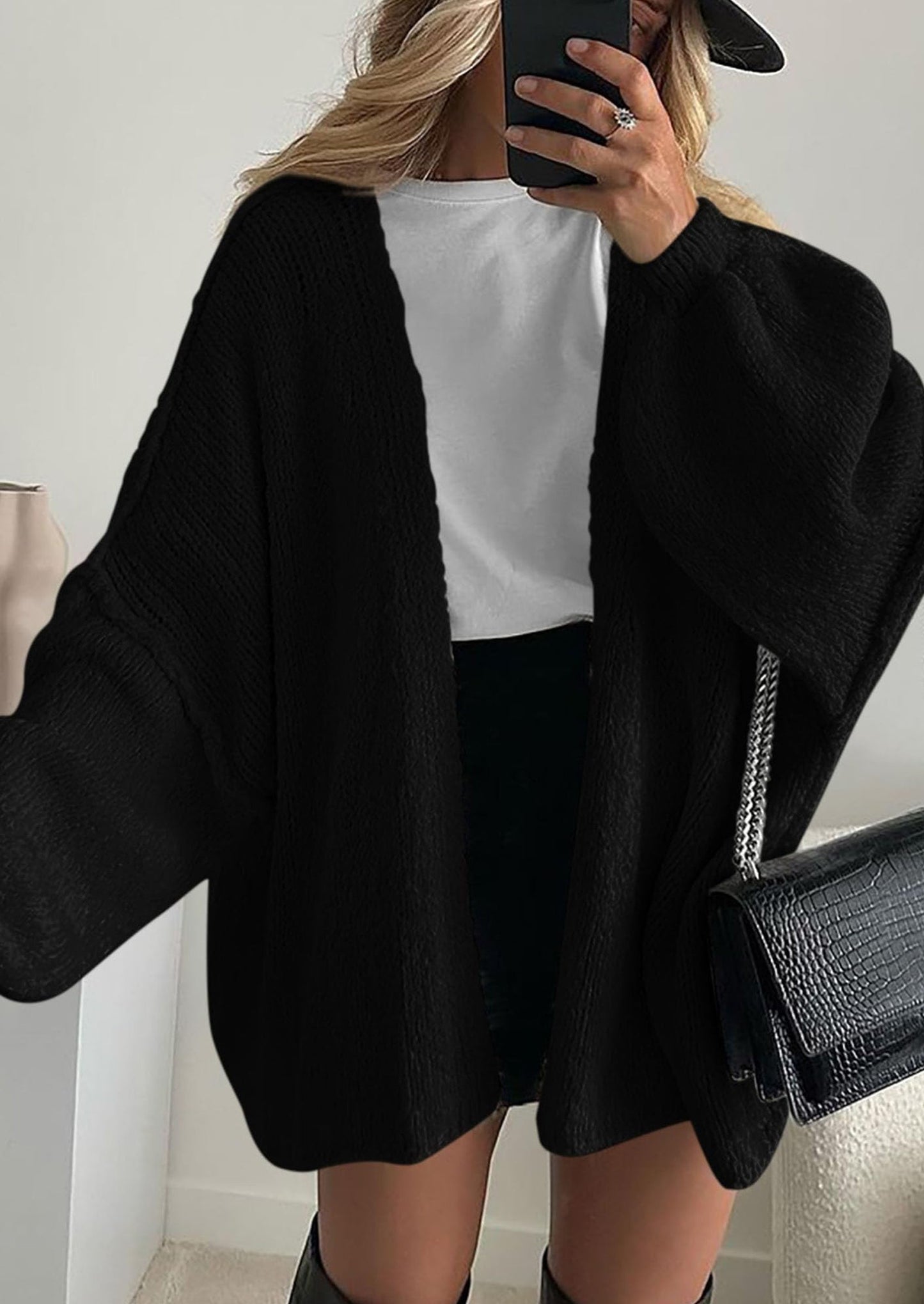 Cozy Oversized Knit Cardigan