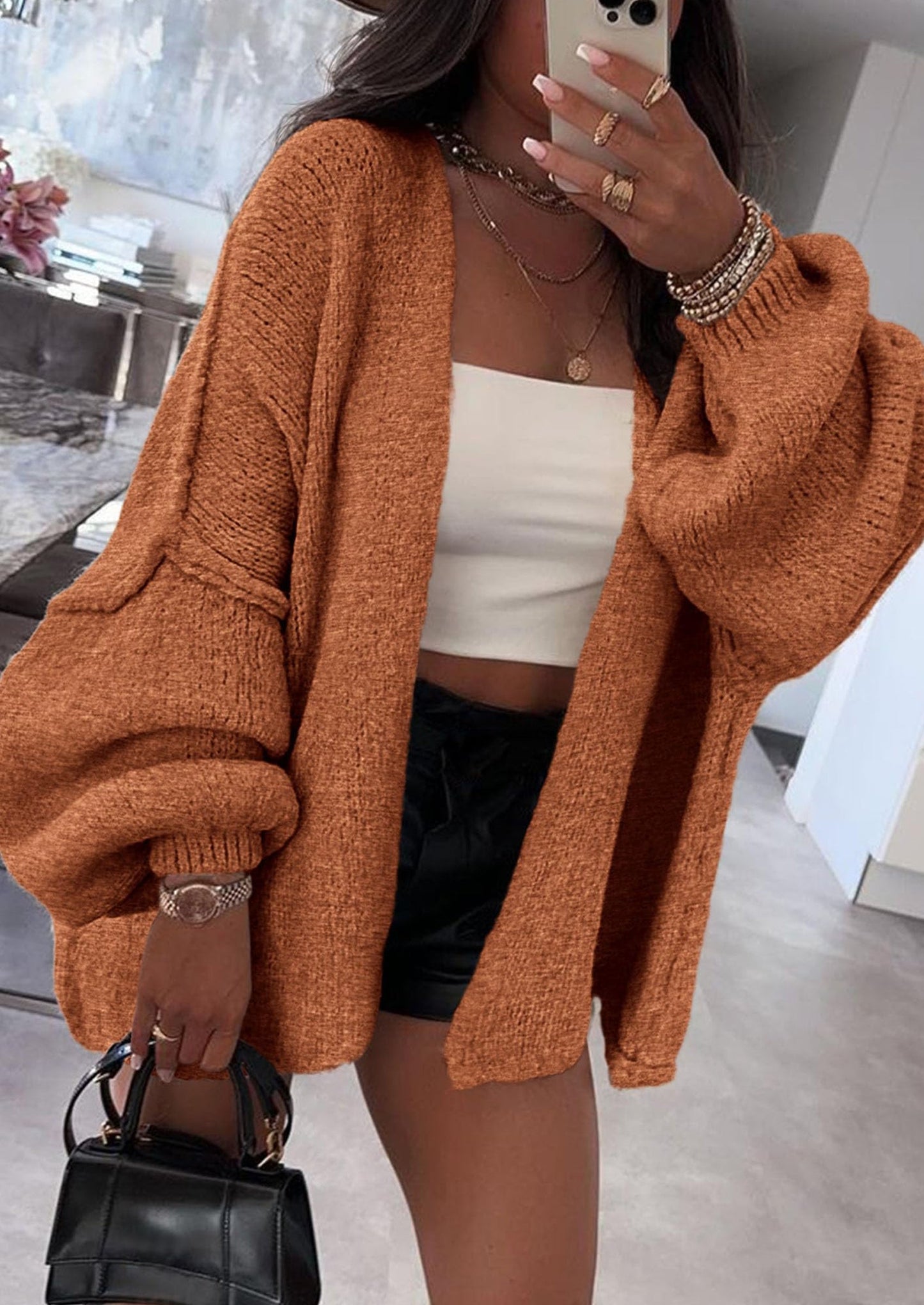Cozy Oversized Knit Cardigan