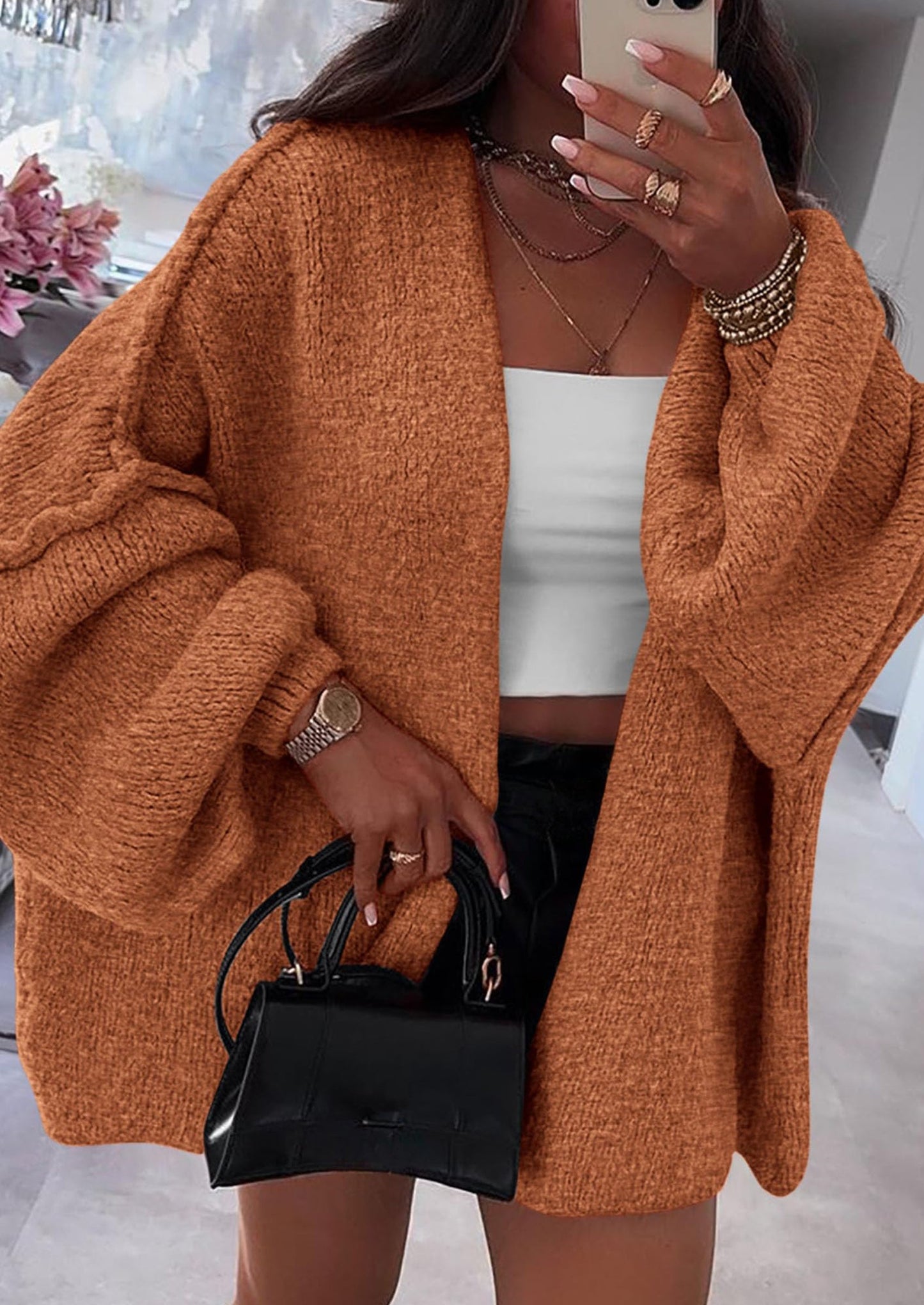 Cozy Oversized Knit Cardigan