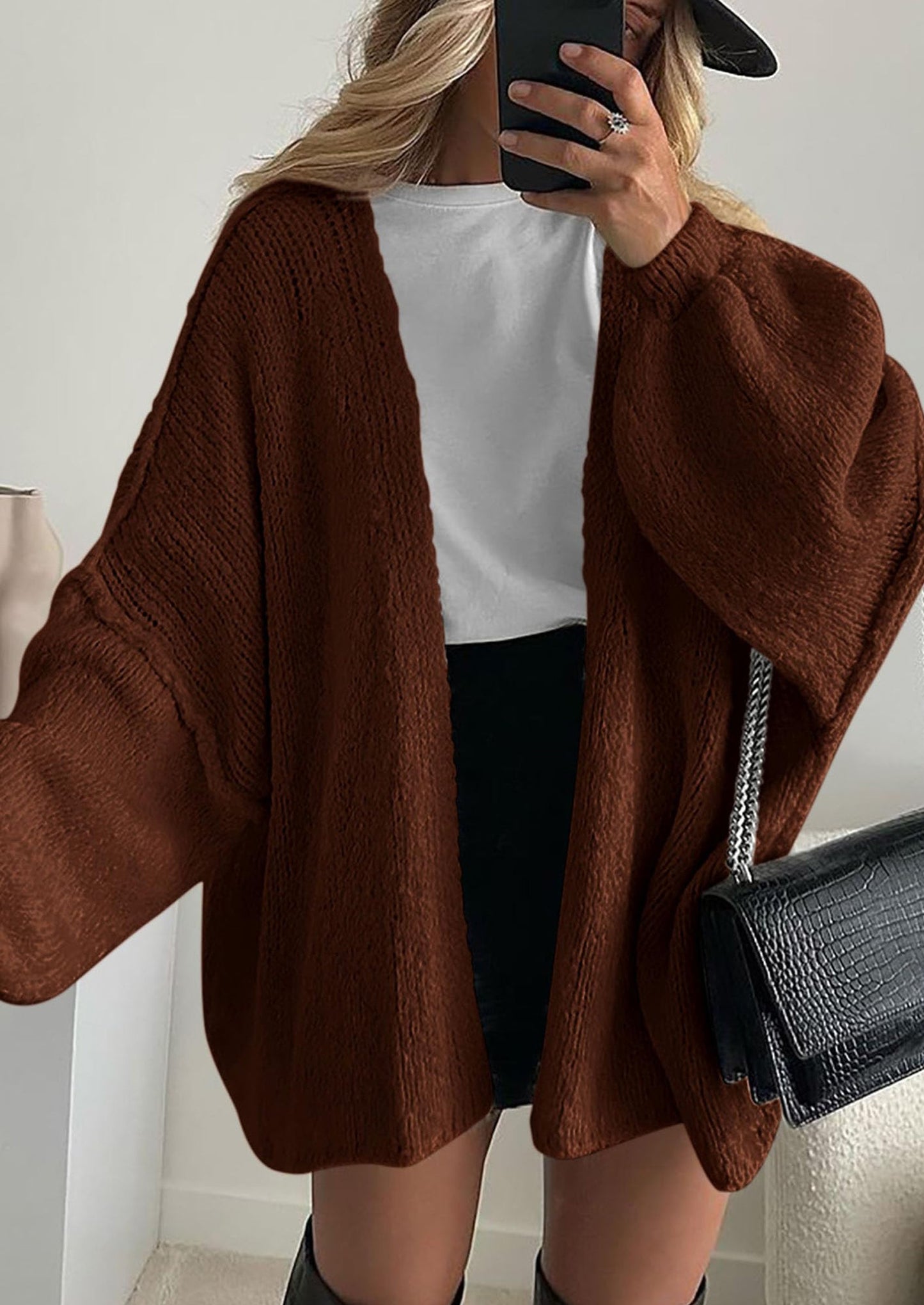 Cozy Oversized Knit Cardigan