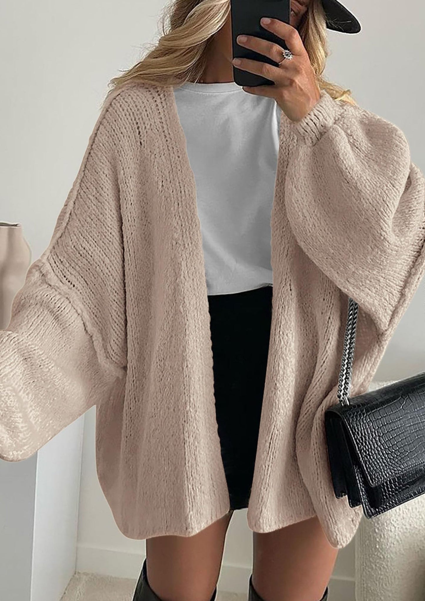 Cozy Oversized Knit Cardigan