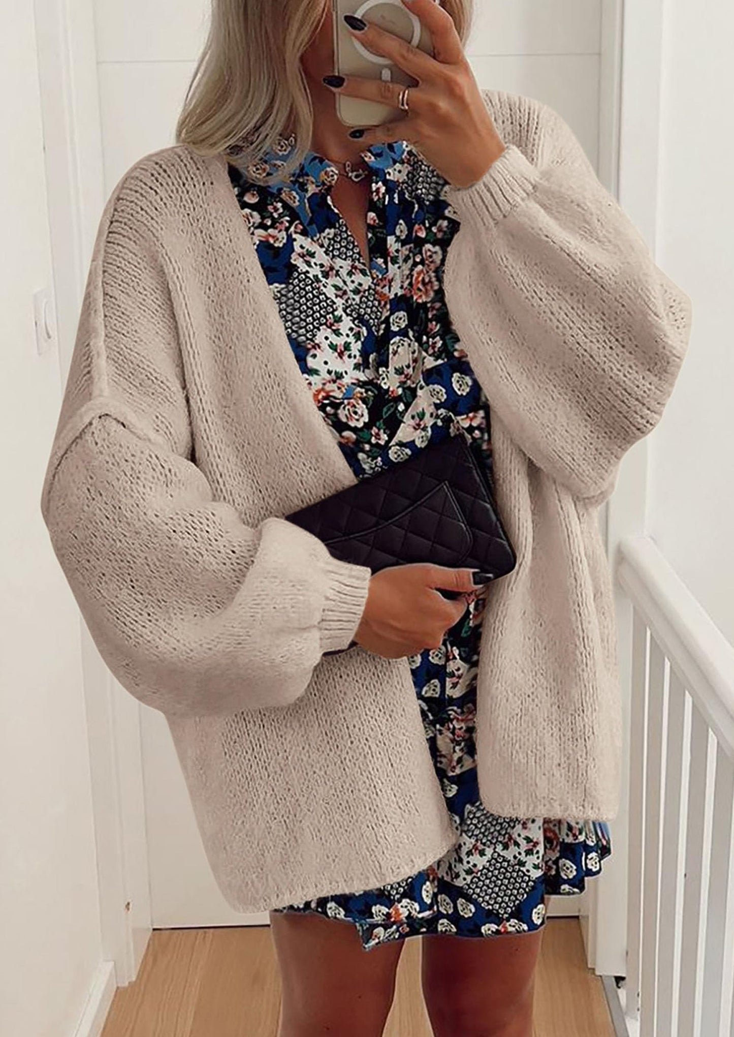 Cozy Oversized Knit Cardigan