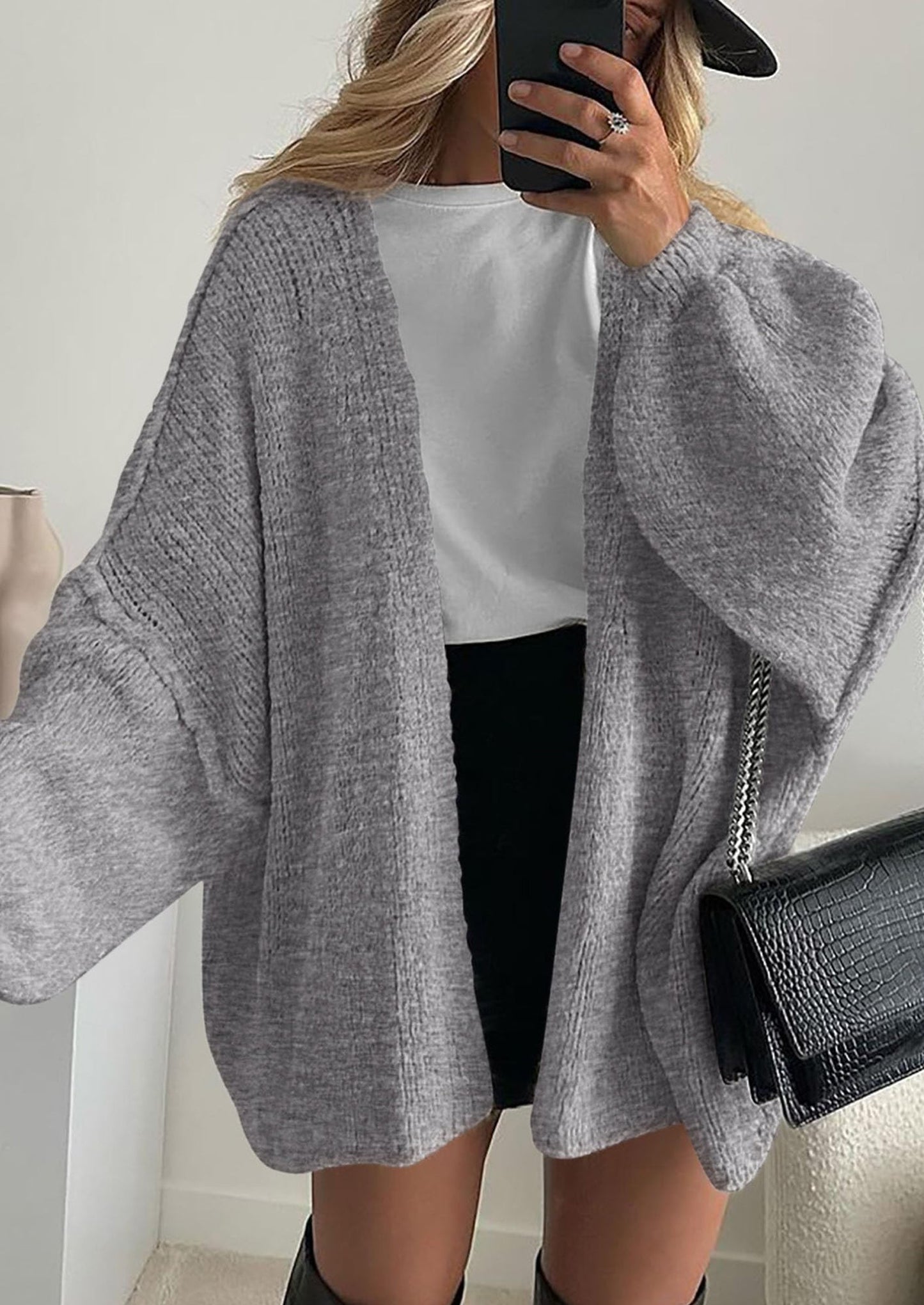 Cozy Oversized Knit Cardigan