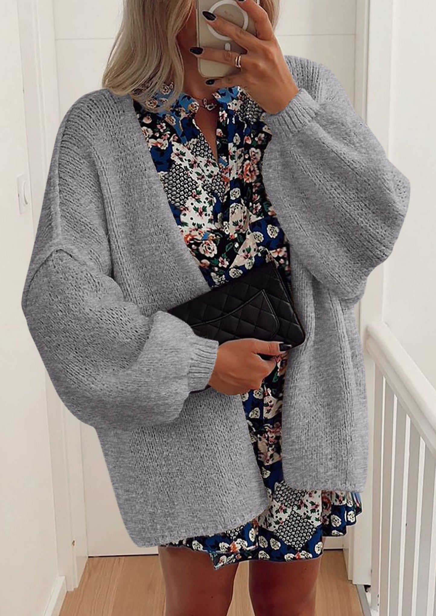 Cozy Oversized Knit Cardigan