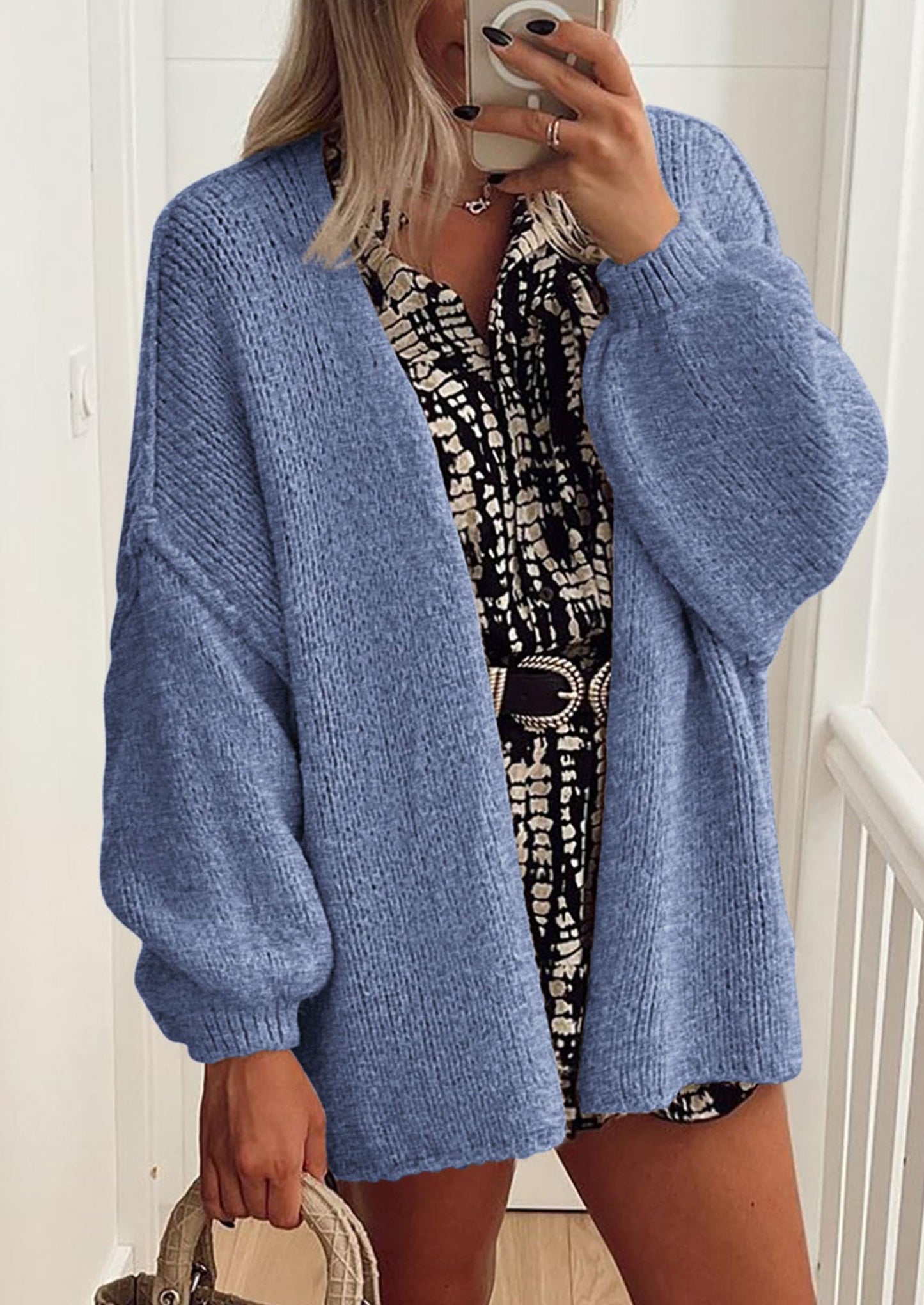 Cozy Oversized Knit Cardigan