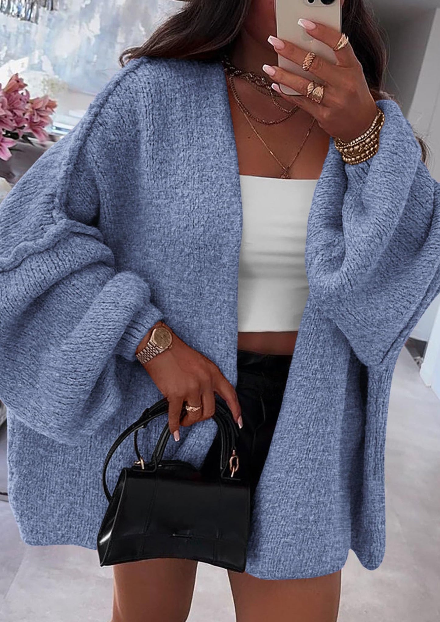 Cozy Oversized Knit Cardigan