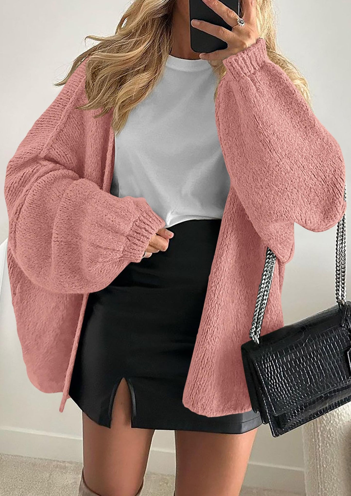 Cozy Oversized Knit Cardigan