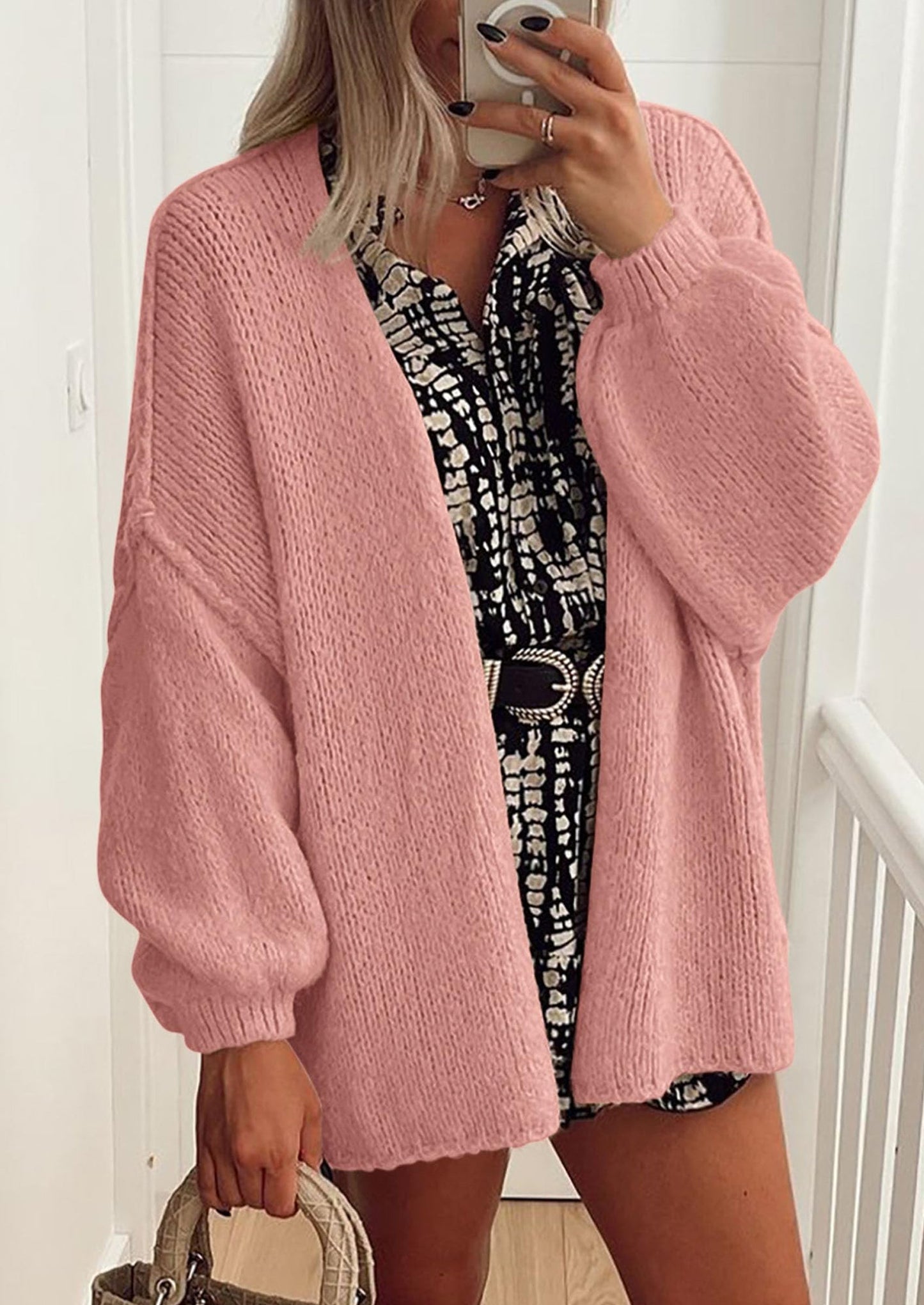 Cozy Oversized Knit Cardigan