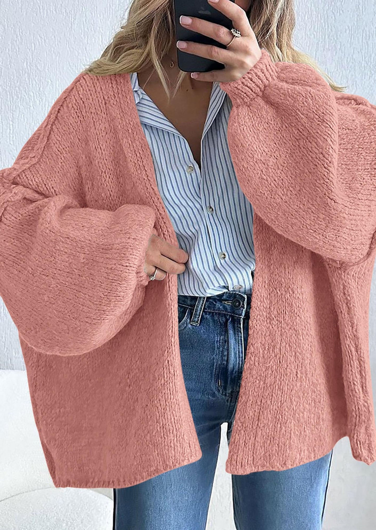 Cozy Oversized Knit Cardigan