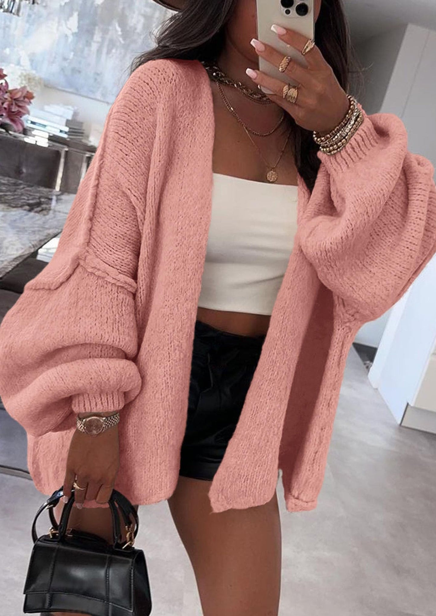 Cozy Oversized Knit Cardigan