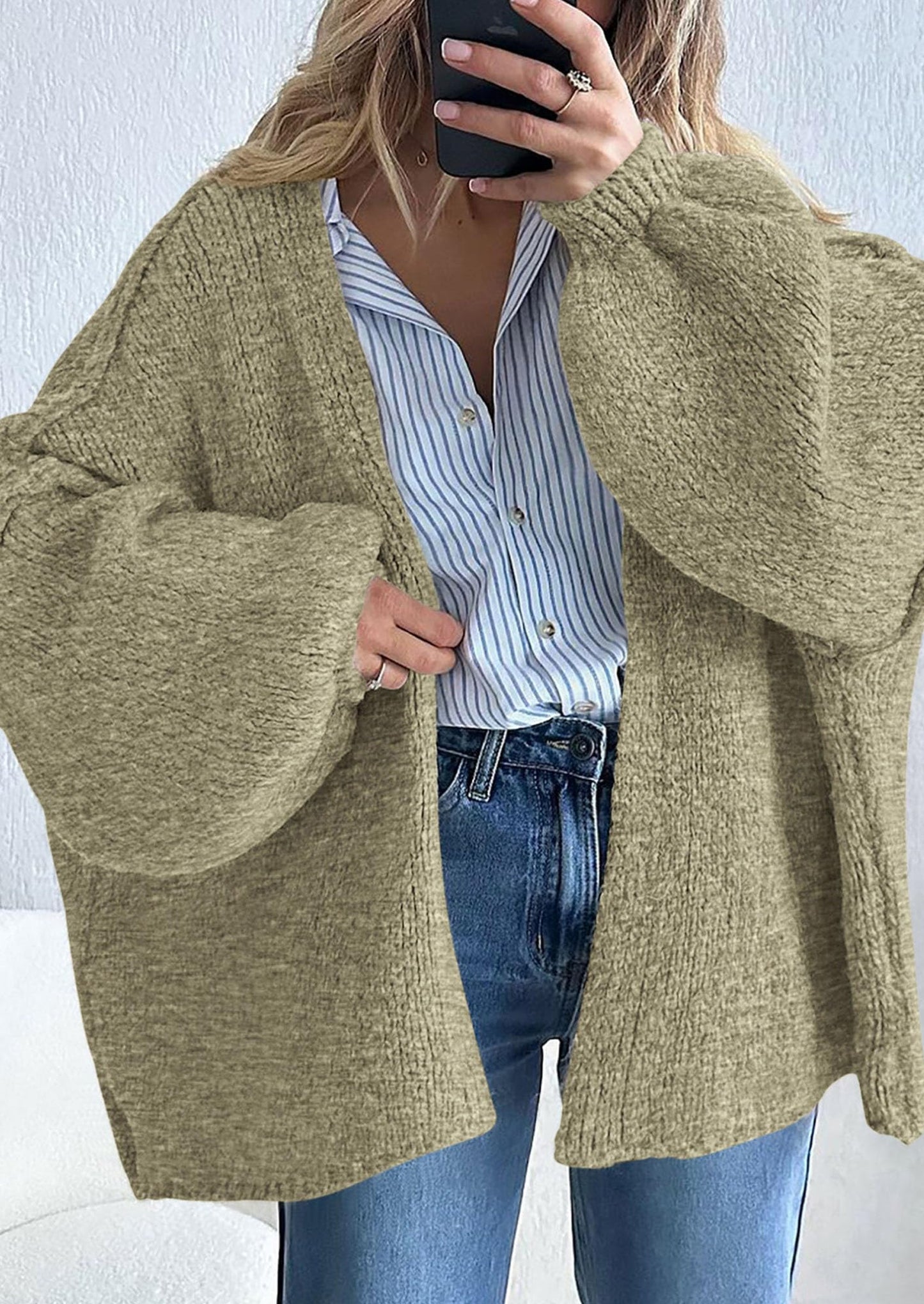Cozy Oversized Knit Cardigan