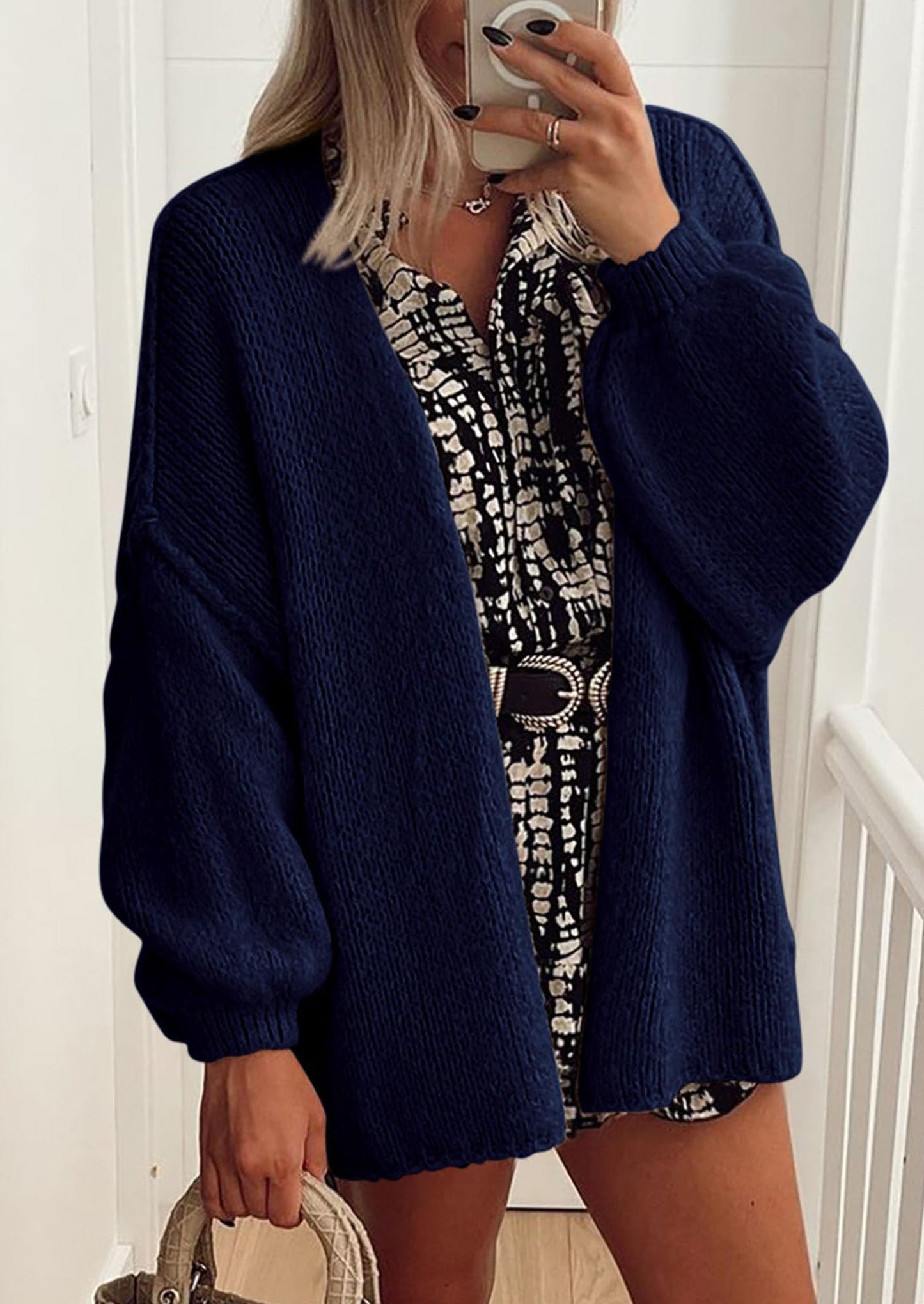 Cozy Oversized Knit Cardigan