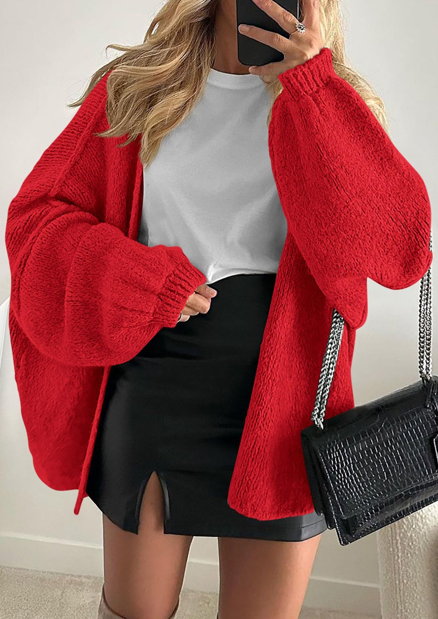 Cozy Oversized Knit Cardigan