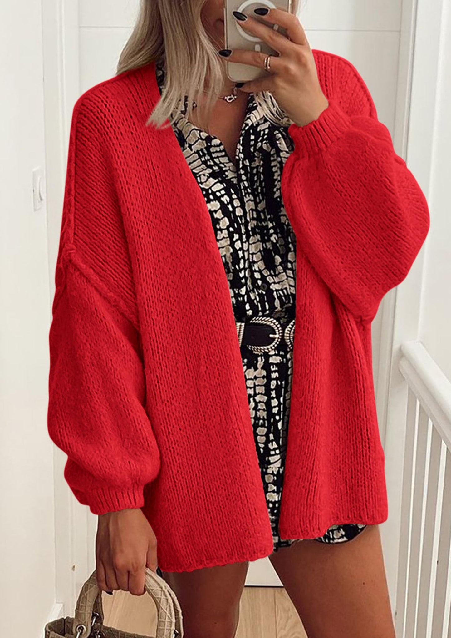 Cozy Oversized Knit Cardigan