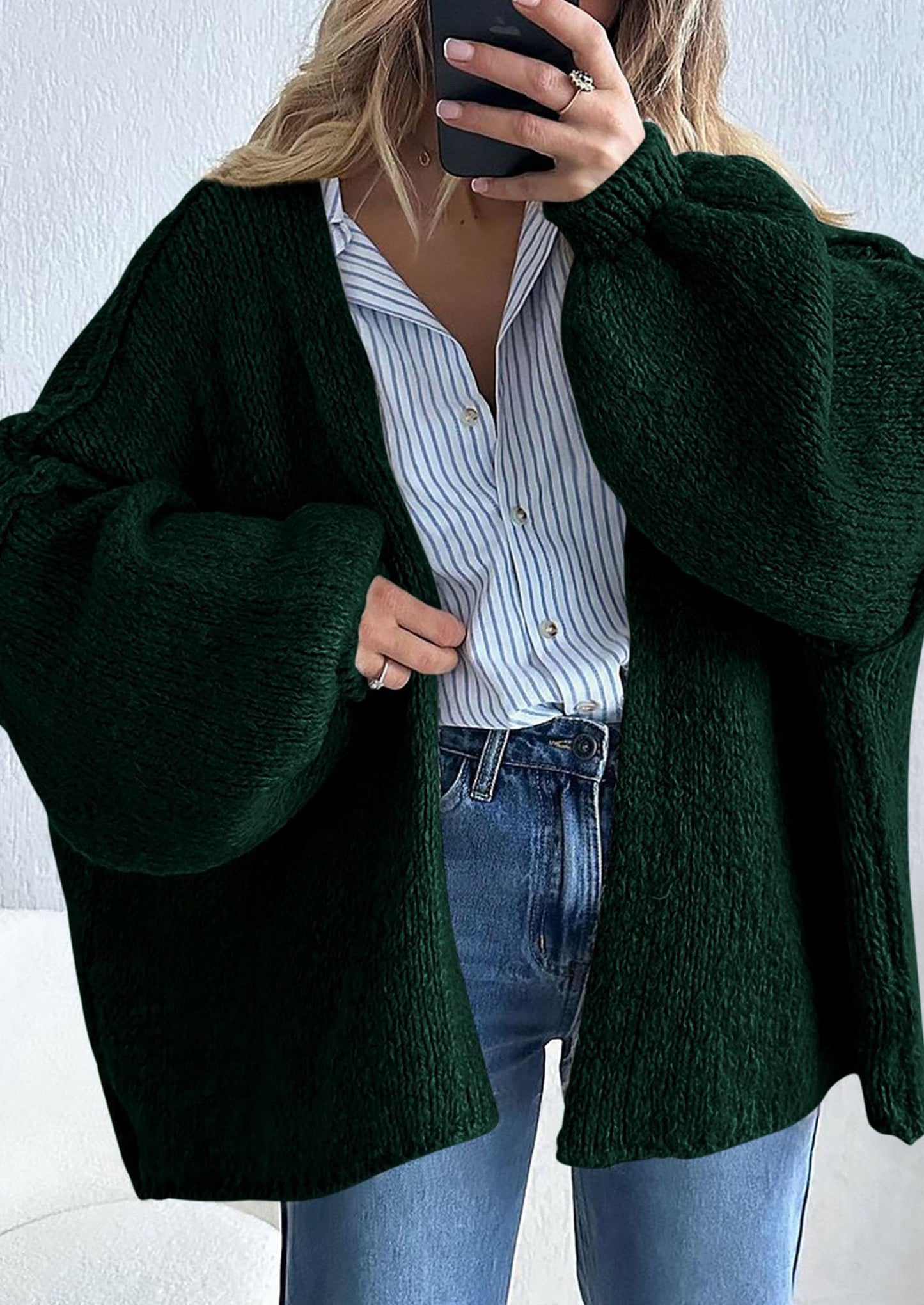Cozy Oversized Knit Cardigan