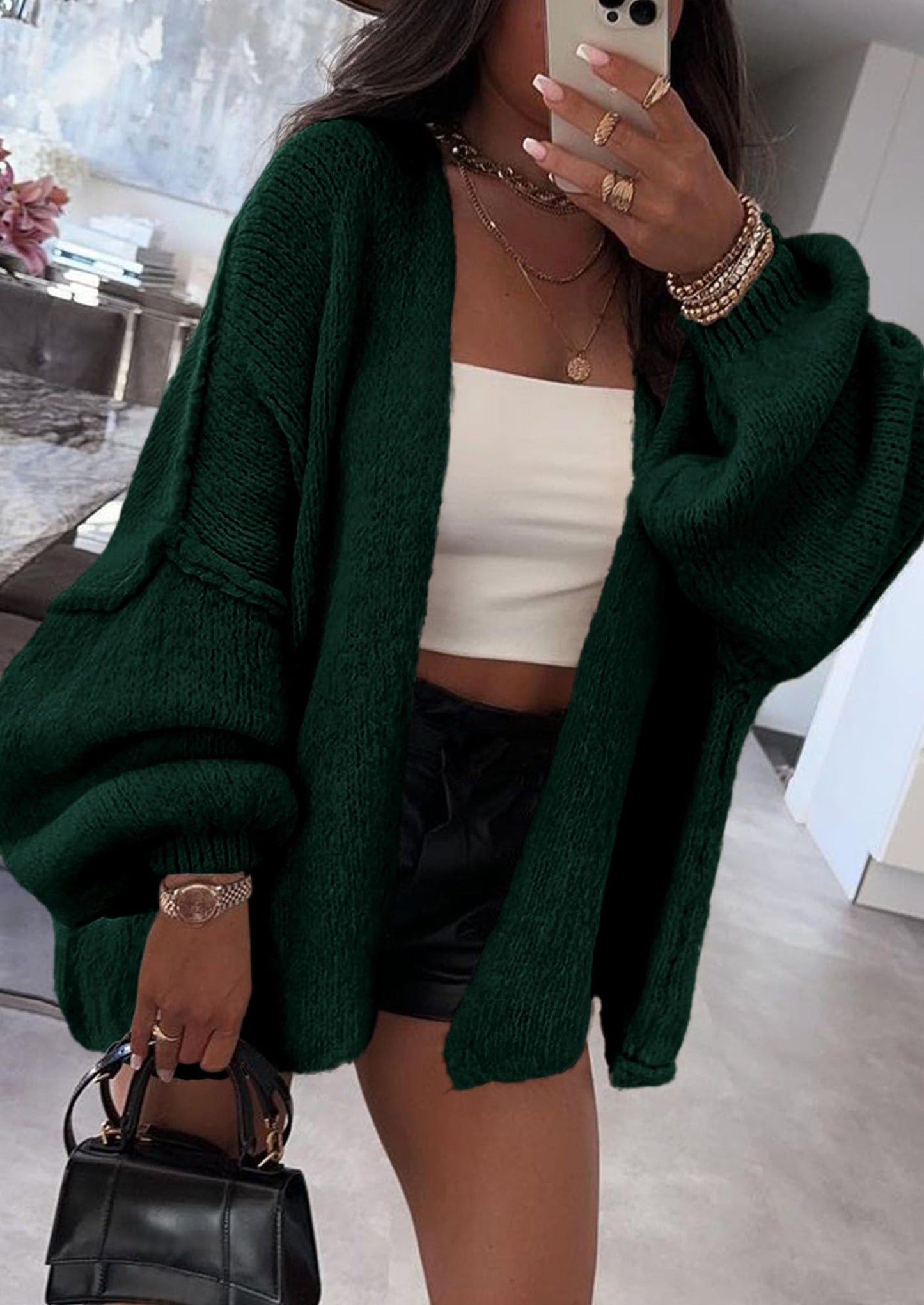 Cozy Oversized Knit Cardigan
