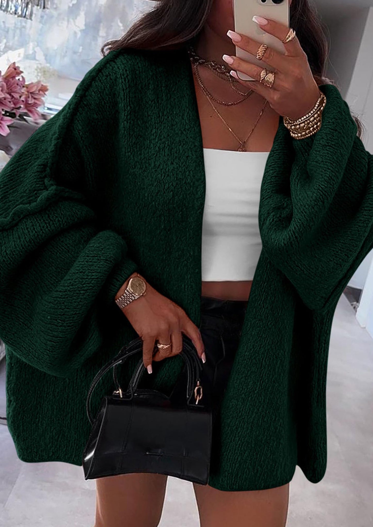Cozy Oversized Knit Cardigan