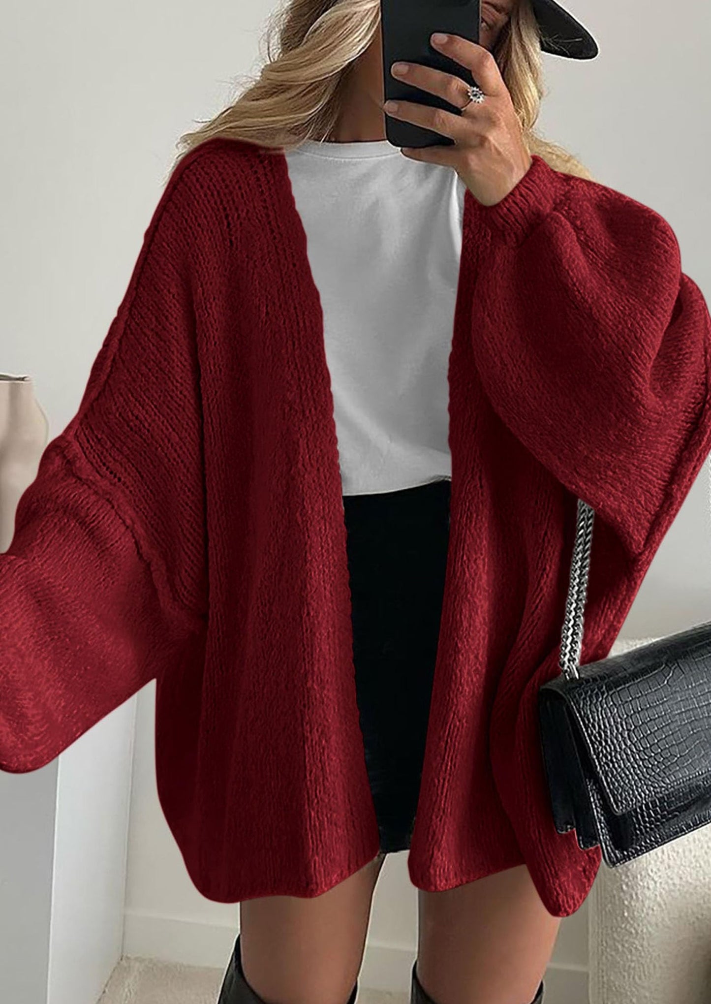 Cozy Oversized Knit Cardigan