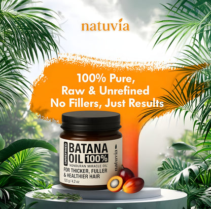 Natuvia 100% Unrefined Batana Oil