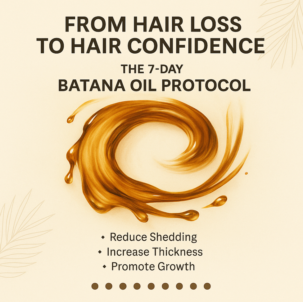 From Hair Loss To Hair Confidence: The 7-Day Batana Oil Hair Regrowth Protocol